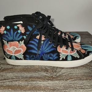 Rebecca Minkoff Zaina floral Embroidered Mod Sneakers
